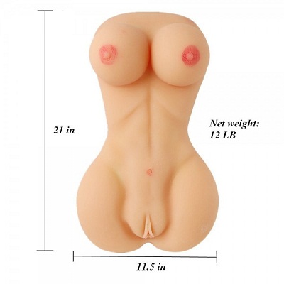 Sex Doll Solid Half Body Big Vagina Ass Breast Male Sex Doll Masturbator