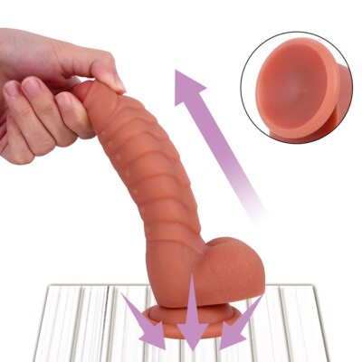 7 Inch Dildo Clear Liquid Silicone Soft Realistic