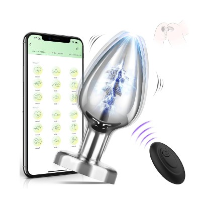 Vibrating Butt Plug With App Remote Control