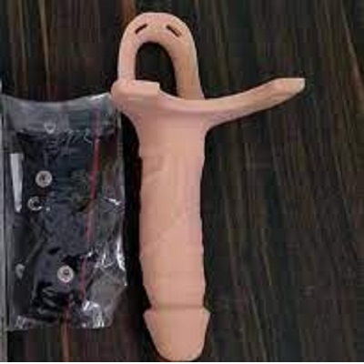 8Inch Silicone Condom With Belt