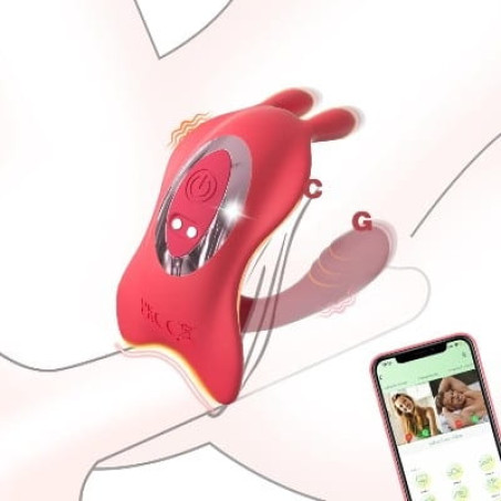 Couples App Remote Control Wearable Vibrator At Easytoys.Pk