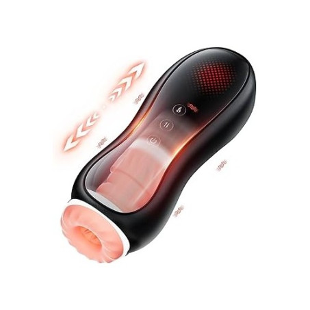 Artificial Vagina Vibrating Sextoys Men Masturbator
