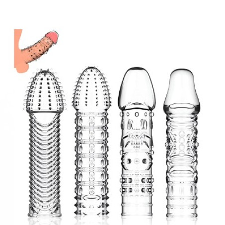 4 Pack Reusable Penis Sleeves In Pakistan