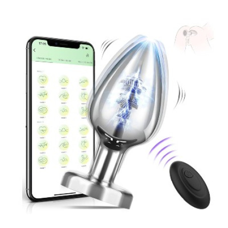 Vibrating Butt Plug With App Remote Control